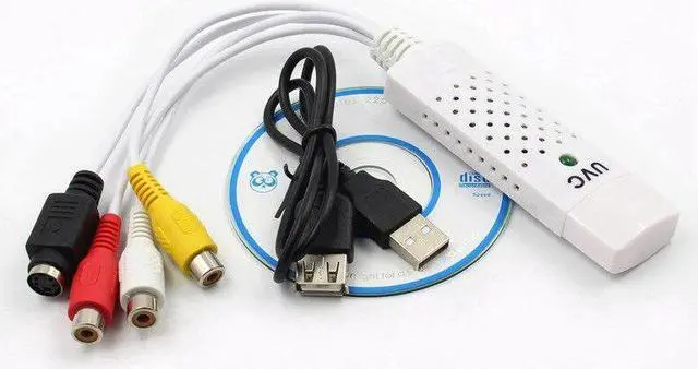 Alt view image 2 of 6 - Easycap USB Audio Video Capture Card Vhs to Dvd Tv Tuner Converer Adapter for Win7 8 Xp Vista Plug and Play