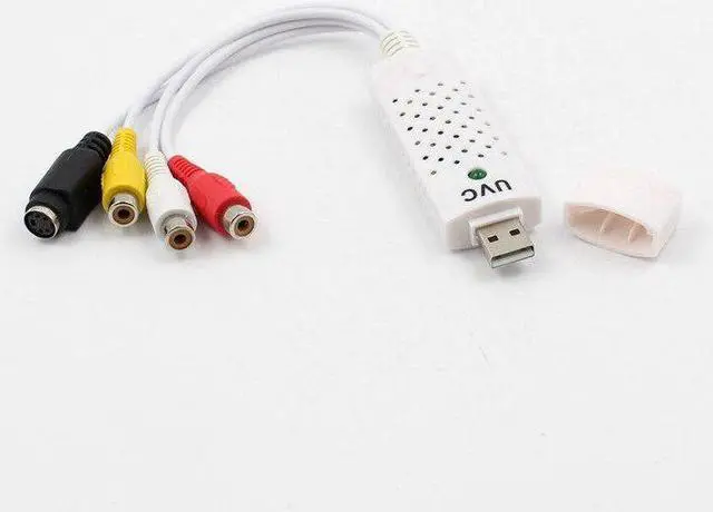 Alt view image 3 of 6 - Easycap USB Audio Video Capture Card Vhs to Dvd Tv Tuner Converer Adapter for Win7 8 Xp Vista Plug and Play