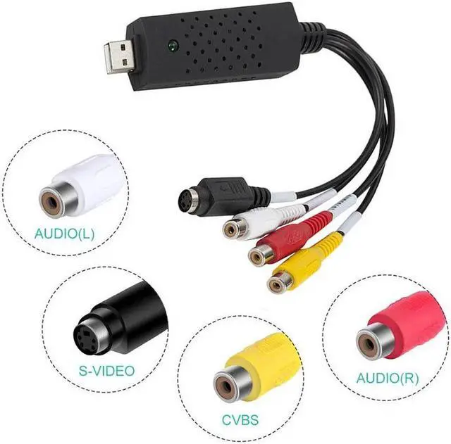 Alt view image 5 of 6 - VHS To Digital Converter USB 2.0 Video Converter Audio Capture Card for DVD VCR VHS Box TV Video Grabber for Windows Win 7/8/10