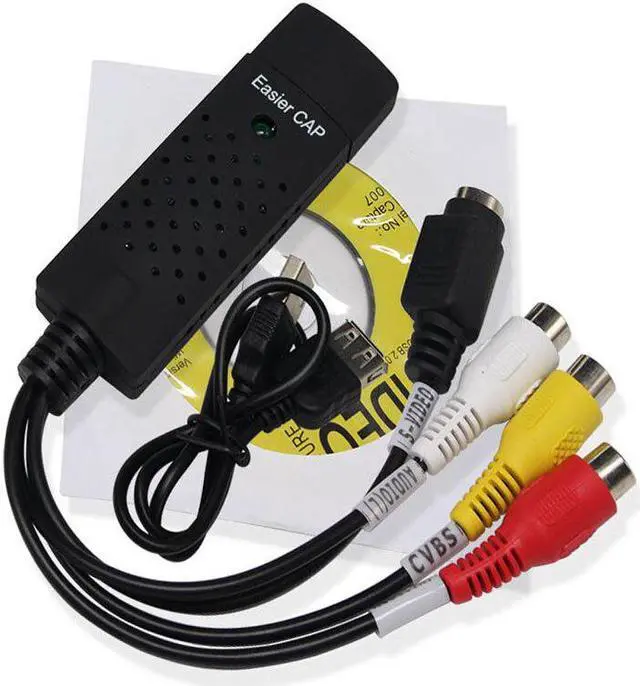 Alt view image 6 of 6 - VHS To Digital Converter USB 2.0 Video Converter Audio Capture Card for DVD VCR VHS Box TV Video Grabber for Windows Win 7/8/10