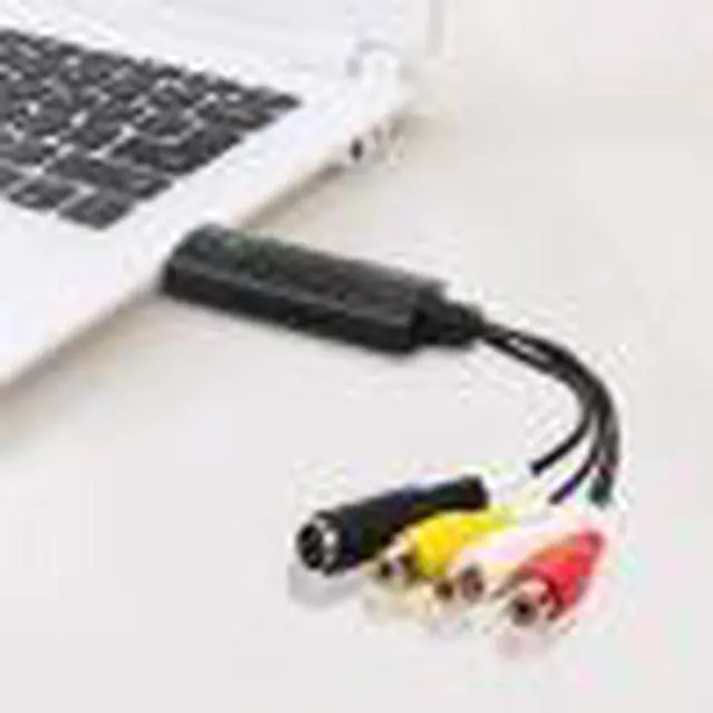 Alt view image 2 of 6 - USB 2.0 Capture Card 1 Channel VCR VHS TV to DVD Converter Video Audio Adapter Video Tuner Box Grabber Compatible