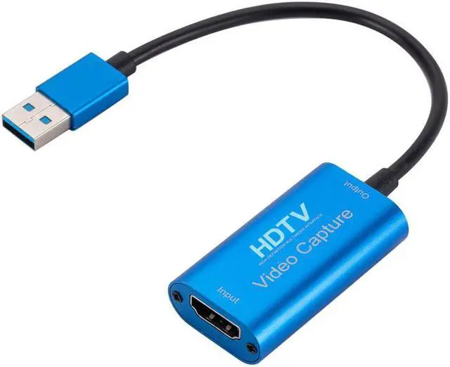 Alt view image 6 of 6 - 4K HDMI-Compatible Video Capture Card USB 3.0 1080P Game Capture Card Grabber Record Box for Live Streaming for PS4 HD Camera