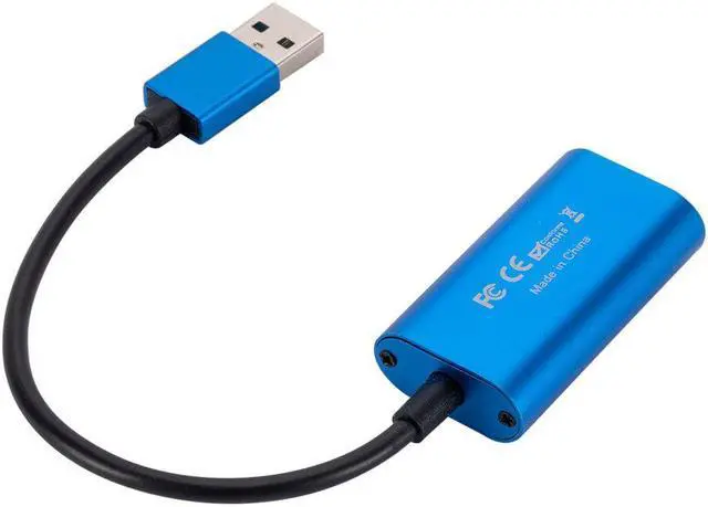 Alt view image 5 of 6 - 4K HDMI-Compatible Video Capture Card USB 3.0 1080P Game Capture Card Grabber Record Box for Live Streaming for PS4 HD Camera