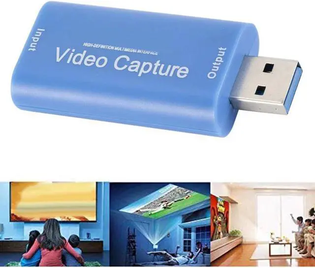 Alt view image 4 of 7 - Video Capture Card USB 2.0 HDMI-compatible Grabber Recorder For Game DVD Camcorder Camera Recording Live Streaming