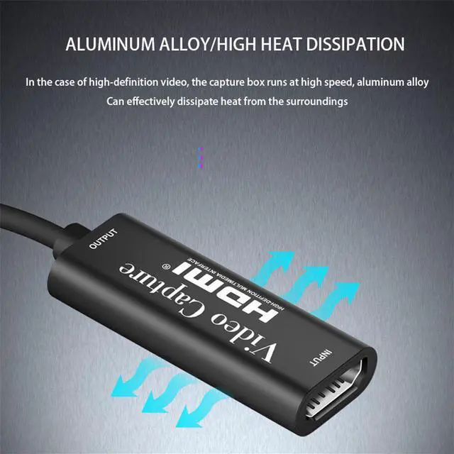 Alt view image 6 of 7 - 4K USB 2.0 To HDMI-compatible Capture Video card streaming Wired Board capture video cards for pc Live Game for PS4