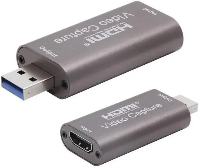 Alt view image 6 of 6 - Portable USB 3.0 Game Capture Card 1080P HDMI-compatible video Reliable streaming Adapter For Live Broadcasts Video Record