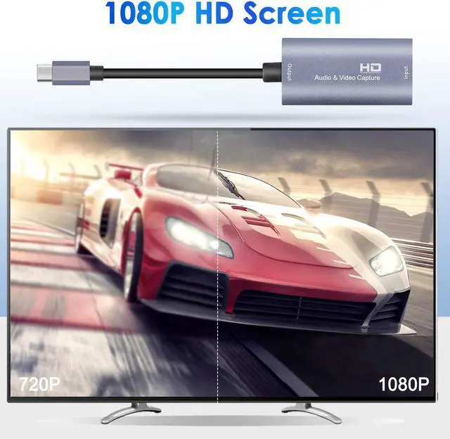 Alt view image 4 of 6 - HD 1080P 4K Type C To HDMI-compatible Video Capture Card HDMI To USB-C Video Capture Board Game Record Live Streaming Broadcast
