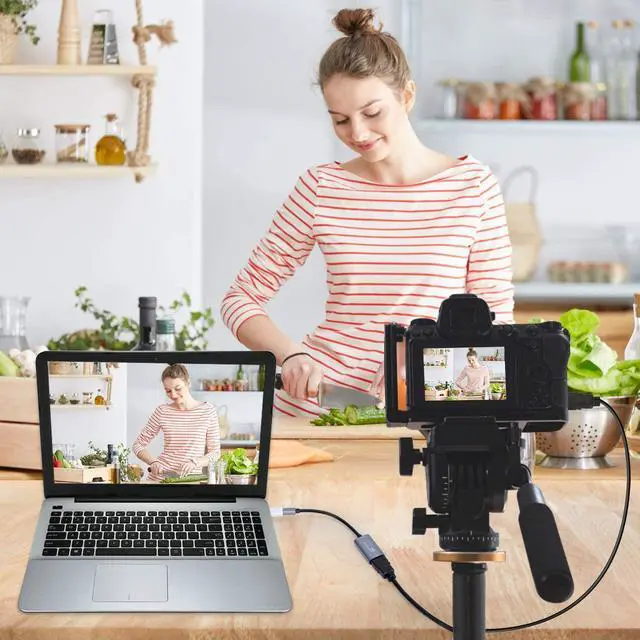 Alt view image 6 of 6 - HD 1080P 4K Type C To HDMI-compatible Video Capture Card HDMI To USB-C Video Capture Board Game Record Live Streaming Broadcast