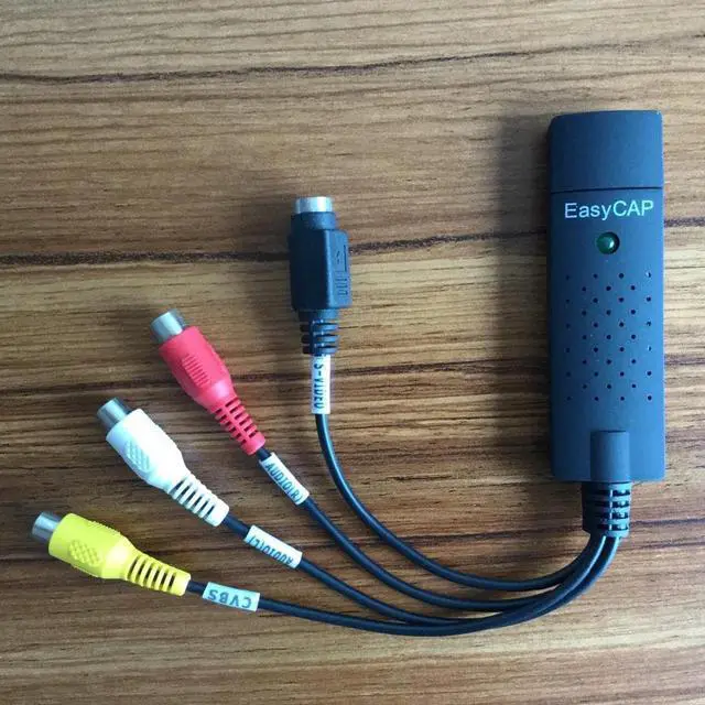 Alt view image 2 of 6 - Easycap USB 2.0 Video Capture TV DVD VHS Video DVR Capture Adapter Card with Audio Support Win7 for Computer/CCTV Camera