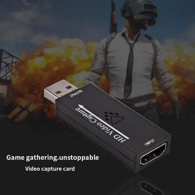 Alt view image 6 of 6 - HD 1080P Mini Video Gaming Capture Card USB 2.0 HDMI-Compatible Video Grabber Record Box For TV Phone HD Camera Recording Live