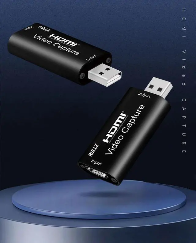 Alt view image 2 of 6 - 1080P USB 3.0 2.0 Video Capture Card HDMI Video Grabber Record Box for PS4 XBOX PC Game Live Streaming DVD HD Camera Recording