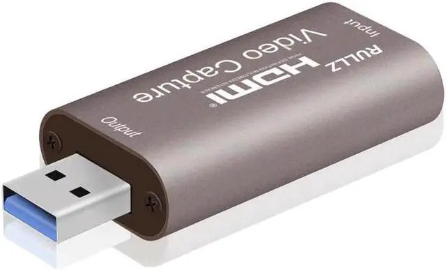 Alt view image 3 of 6 - Rullz USB 2.0 3.0 Video Capture Card HDMI Video Grabber Game Record Box for PS3 PS4 PS5 XBOX Camera Recording PC Live Streaming