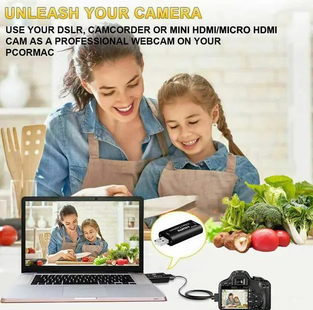 Alt view image 5 of 6 - Rullz USB 2.0 3.0 Video Capture Card HDMI Video Grabber Game Record Box for PS3 PS4 PS5 XBOX Camera Recording PC Live Streaming