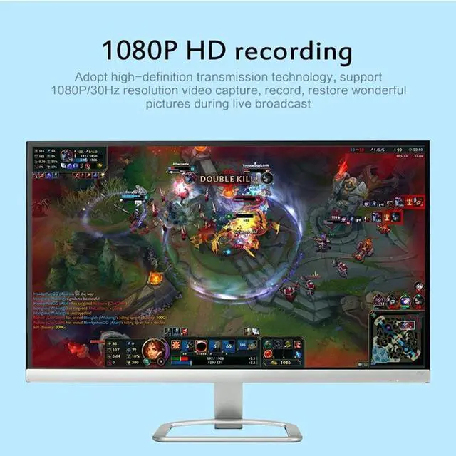 Alt view image 3 of 6 - HDMI compatible USB2.0 line capture card shooting shooting game scene 1080P video capture card computer live video recording
