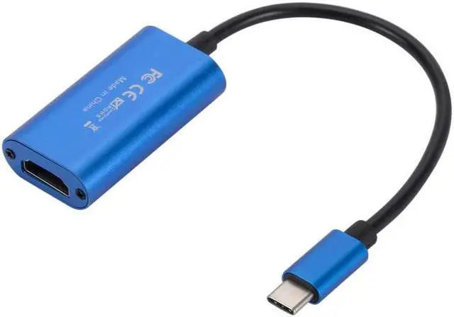 Alt view image 2 of 6 - Type-C Video Capture Card HDMI-Compatible to Type-C Game Live Video Recording Online Teaching Recording