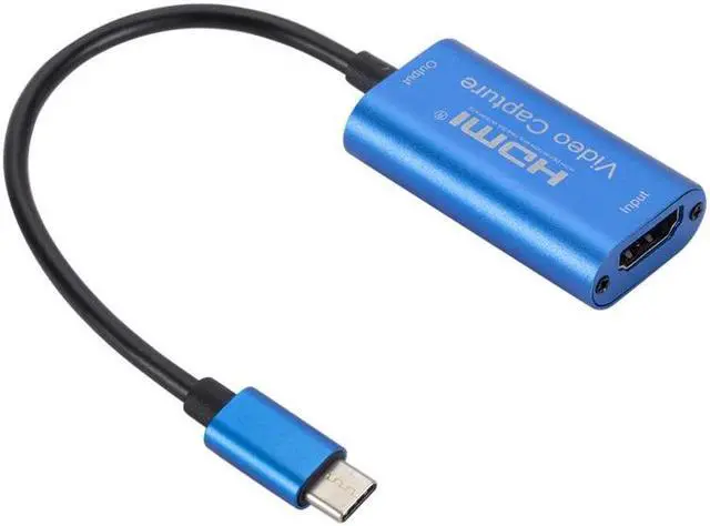 Alt view image 6 of 6 - Type-C Video Capture Card HDMI-Compatible to Type-C Game Live Video Recording Online Teaching Recording