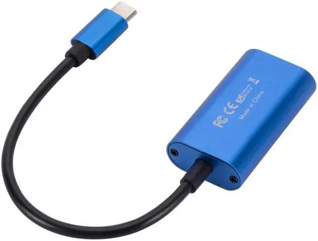 Alt view image 4 of 6 - Type-C Video Capture Card HDMI-Compatible to Type-C Game Live Video Recording Online Teaching Recording