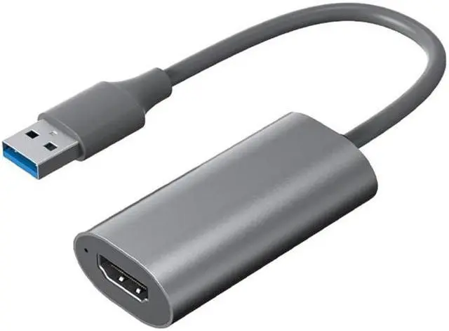 Alt view image 2 of 6 - Portable Video Converter Game Capture Adapter Capture Card for Gaming Streaming