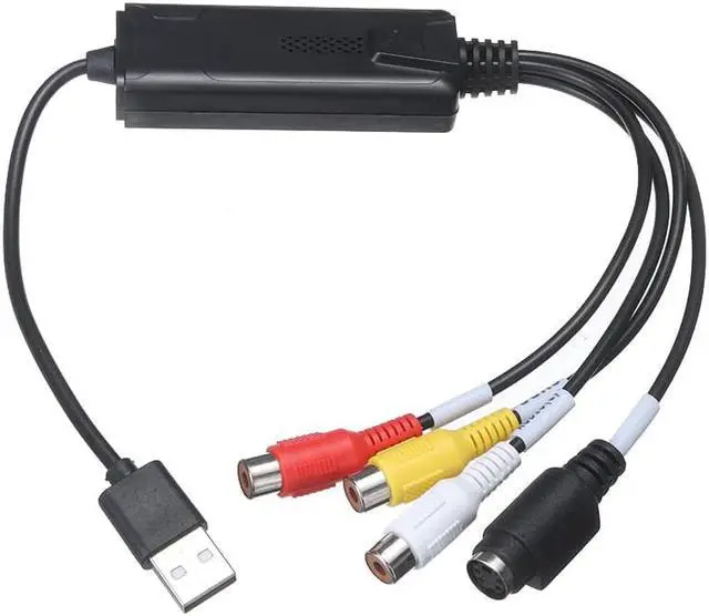 Alt view image 6 of 6 - High Quality USB 2.0 Video Capture Card Portable VHS to DVD VCR Converter Adapter With CD-ROM For PC Laptop