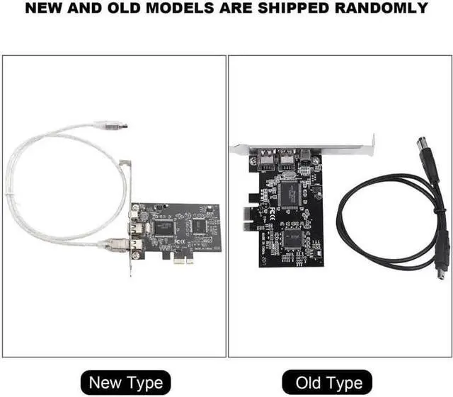 Alt view image 2 of 6 - PCI-E PCI Express FireWire 1394a IEEE 1394 Controller Card 800Mbps with Firewire Cable For Windows 10 8 7 Computer Accessories