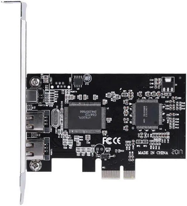 Alt view image 5 of 6 - PCI-E PCI Express FireWire 1394a IEEE 1394 Controller Card 800Mbps with Firewire Cable For Windows 10 8 7 Computer Accessories