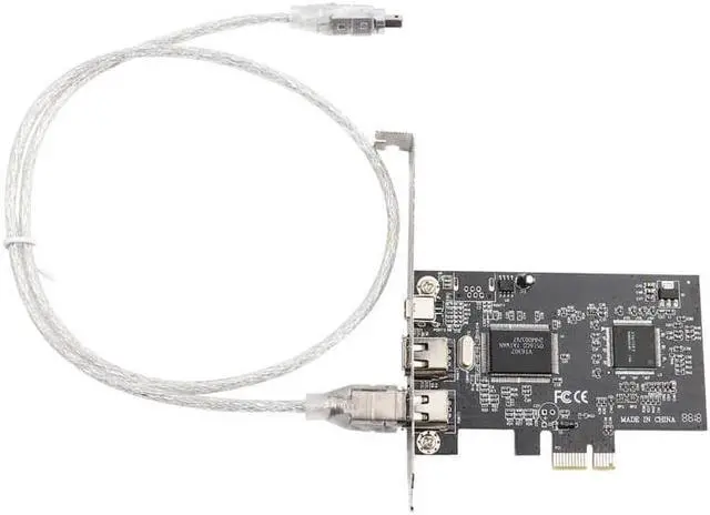 Main image of PCI-E PCI Express FireWire 1394a IEEE 1394 Controller Card 800Mbps with Firewire Cable For Windows 10 8 7 Computer Accessories