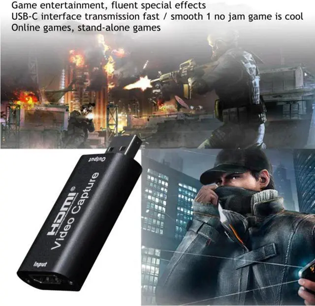 Alt view image 2 of 6 - Grwibeou 4K Video Capture Card USB 2.0 HDMI Video Grabber Record Box for PS4 Game DVD Camcorder Camera Recording Live Streaming