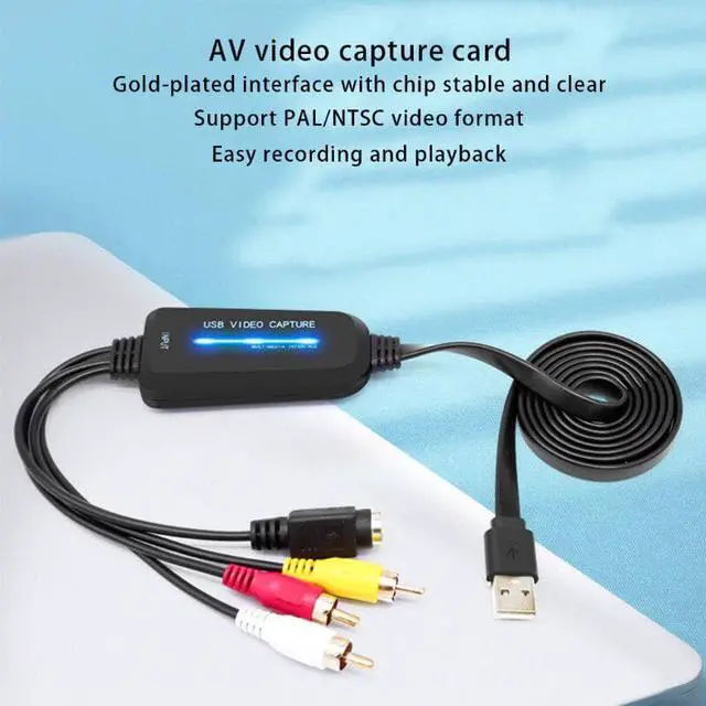 Alt view image 2 of 6 - Video Capture Card Video Capture Device for Windows Audio Video Grabber for Live Streaming Gaming Conference DVD