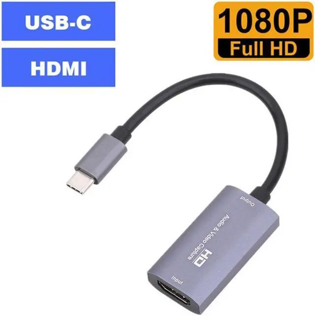 Alt view image 3 of 6 - WvvMvv 1080P HDMI To USB-C Video Capture Card HD Type C to HD-MI Video Capture Board Game Record Live Streaming Broadcast