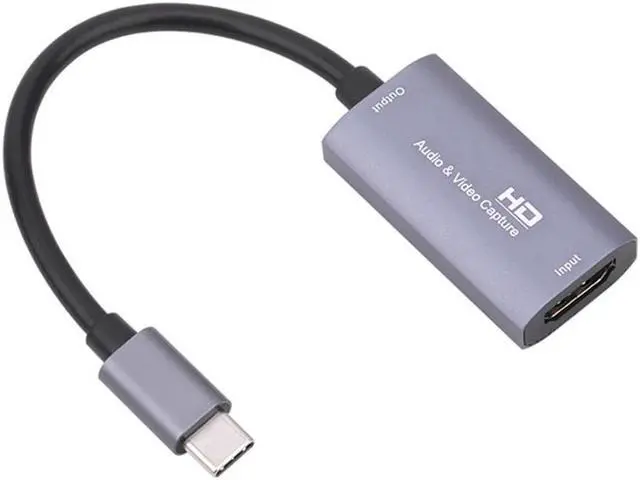 Alt view image 6 of 6 - WvvMvv 1080P HDMI To USB-C Video Capture Card HD Type C to HD-MI Video Capture Board Game Record Live Streaming Broadcast