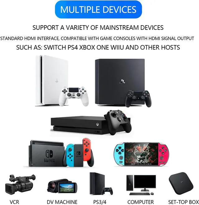 Alt view image 3 of 6 - USB3.0 to HDMI Video Capture Card 1080P 60FPS PS4 XBOX Game Video Card for PC Live Streaming Youtube Broadcast Recording