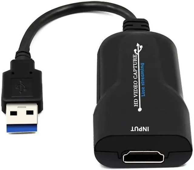 Alt view image 6 of 6 - WVVMVV USB 3.0 HDMI-compatible Video Capture Device HD USB Video Capture Card Grabber Recorder for PS4 DVD Camera Live Stream