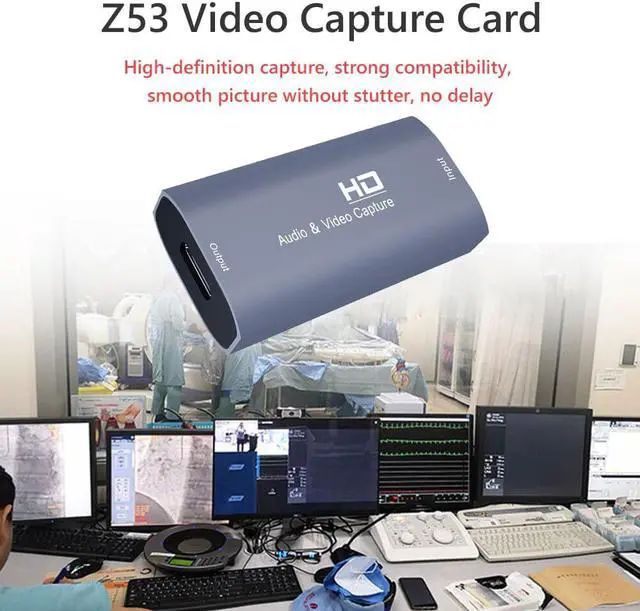 Alt view image 2 of 6 - Z53 Video Capture Card HDMI-Compatible 4K Displayport Adapter Converter for Laptop PC Projector Live Broadcast