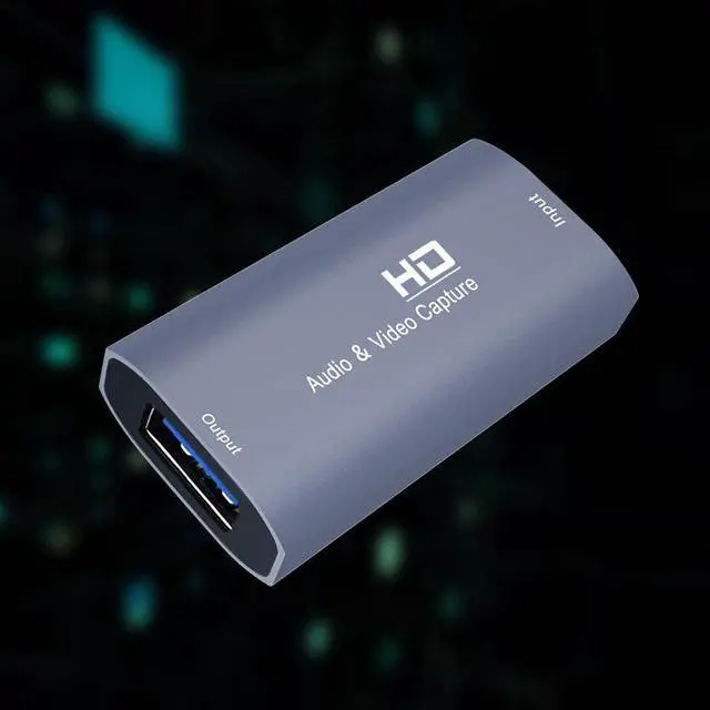 Alt view image 5 of 6 - Video Capture Card USB HDMI-Compatible 4K/60HZ Audio Video Grabber Record Box for PS5 Laptop Camera