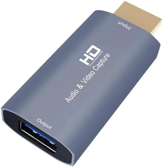 Alt view image 2 of 6 - Video Capture Card HDMI-Compatible to USB 4K/60HZ Audio Video Grabber Record Box for PS5 Laptop Camera