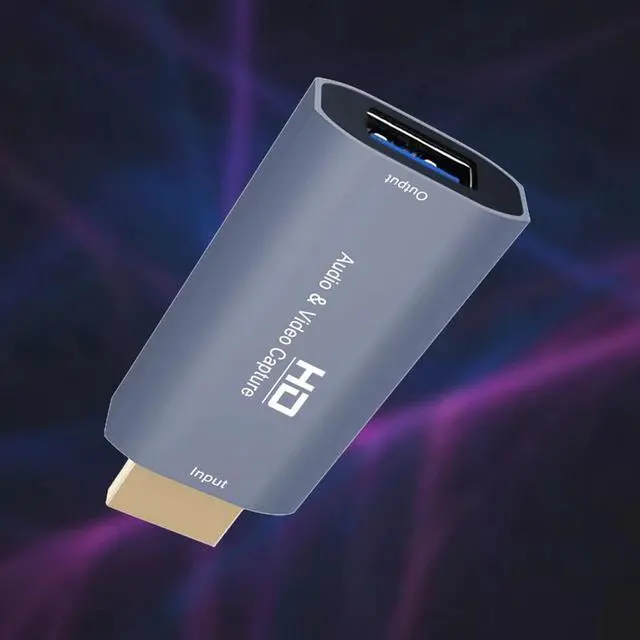 Alt view image 5 of 6 - Video Capture Card HDMI-Compatible to USB 4K/60HZ Audio Video Grabber Record Box for PS5 Laptop Camera