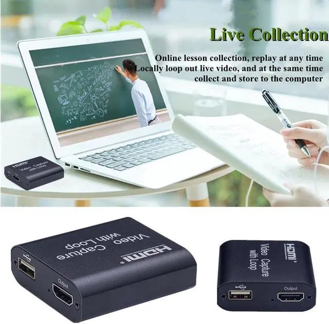 Alt view image 2 of 6 - 1080P 4K HDMI Video Capture Card HDMI To USB 2.0 Video Capture Board Game Record Live Streaming Broadcast TV Local Loop