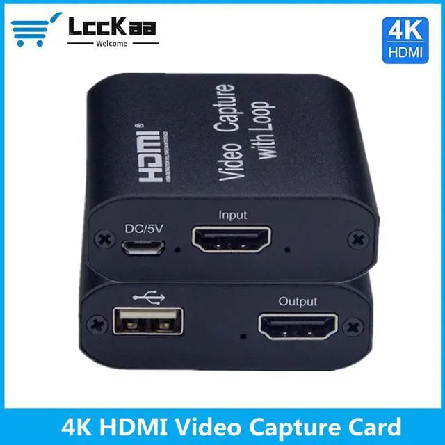 Main image of HD 4K HDMI Video Capture Card HDMI To USB 2.0 Video Capture Board Game Record Live Streaming Broadcast TV Local Loop