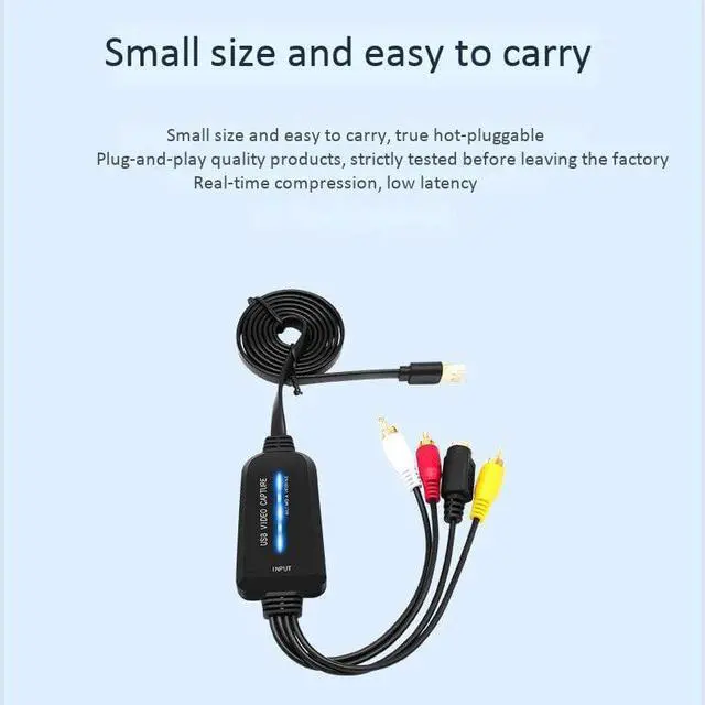 Alt view image 5 of 6 - USB 2.0 Video Capture Card Single Channel USB Capture Card AV Capture Device Drive-Free Digital Converter