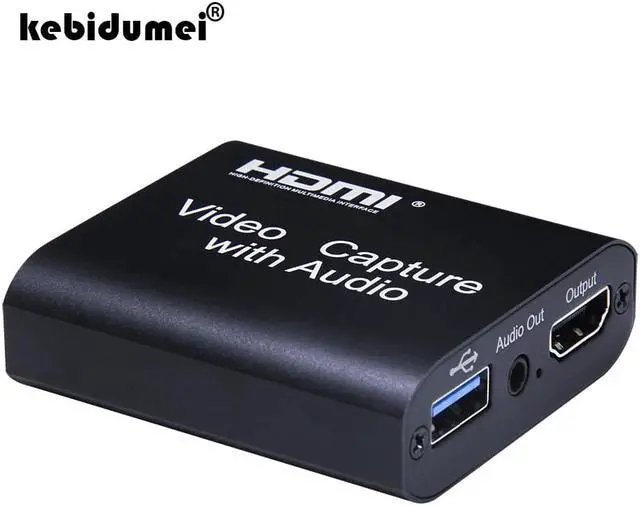 4K Loop Out Graphics Capture Card HDMI-compatible To USB Video