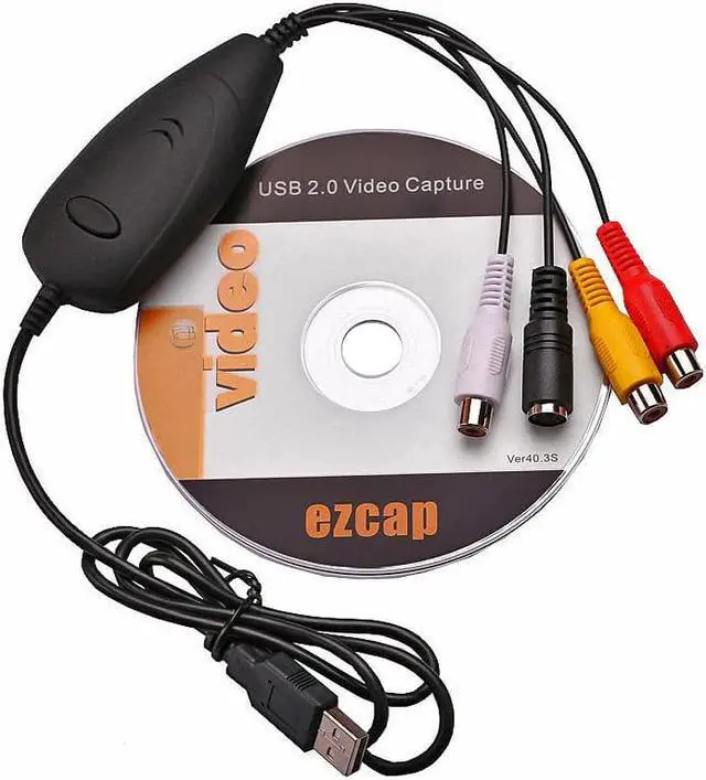 Alt view image 6 of 6 - Win10,USB Audio Video Grabber ,Capture Analog video from VHS,8MM,Video Camera Recorder,DVD Player,TV STB,Camcorder to PC Compuer