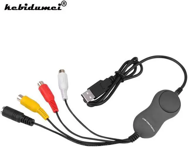 USB Video Capture Card DVD DVR VHS For Win7/8/10 Mac OS USB To