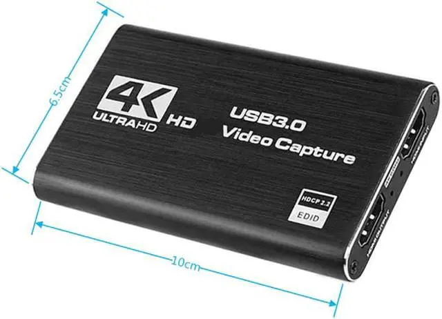 Alt view image 6 of 6 - 1080P USB3.0 HDMI-compatible Video Capture Card 4K60Hz HDMI-compatible USB Video Capture Card for Game Streaming Live Stream Box