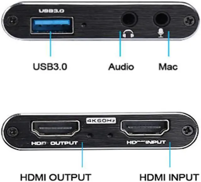 Alt view image 3 of 6 - 1080P USB3.0 HDMI-compatible Video Capture Card 4K60Hz HDMI-compatible USB Video Capture Card for Game Streaming Live Stream Box