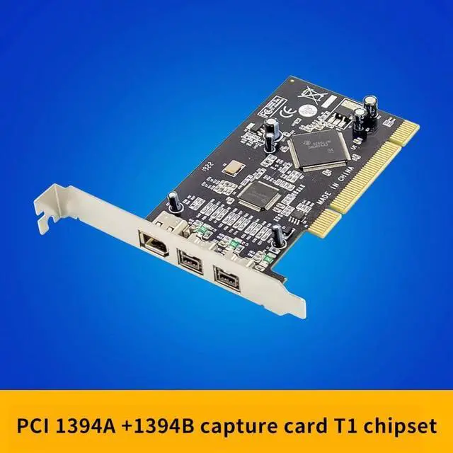 Alt view image 2 of 6 - PCI 1394A 1394B Video Capture Card for FireWire 800 IEEE 1394 Adapter HD Video Capture Card Converter