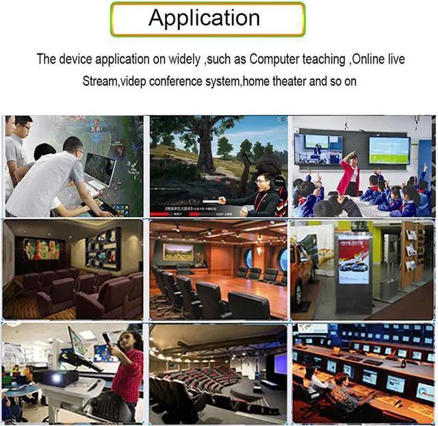 Alt view image 6 of 6 - 4K HDMI Video Capture Card 3.5mm Audio Output Mic In Loop Game Recording Box 1080P USB 2.0 3.0 PC Live Streaming Broadcast Plate