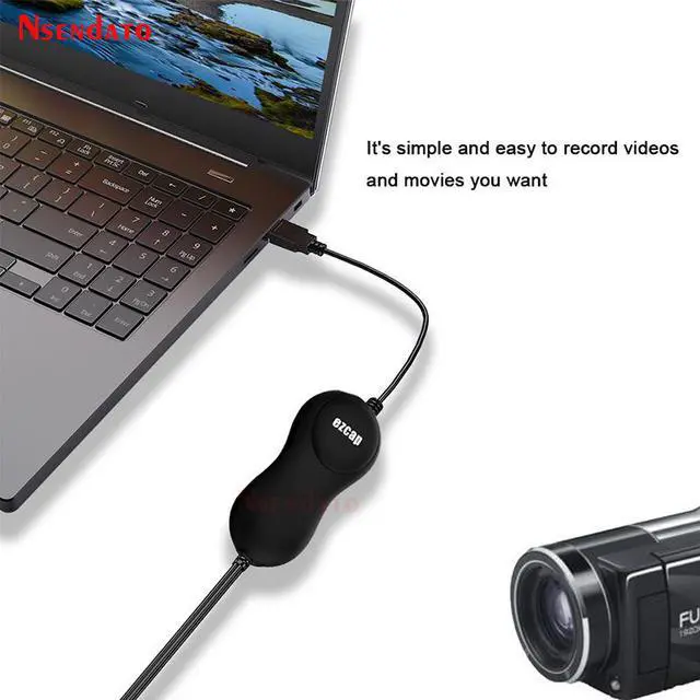 Alt view image 4 of 6 - EZCAP 159 USB 2.0 Audio Video Grabber Capture Card Converter Analog Video to Digital Format VHS Camcorder For Windows 10 MAC OS