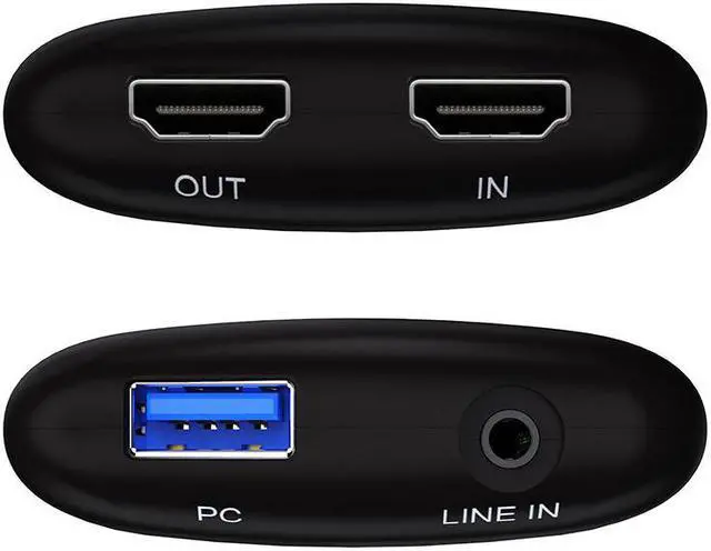 Alt view image 3 of 6 - Genuine 4k 30 1080p 120fps HD60 USB 3.0 HDMI Video Capture Card Game TV Box Camera Recording Device Mic IN Live Streaming Plate