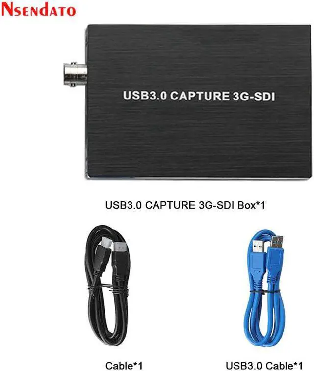 Alt view image 6 of 6 - USB3.0 60FPS 1080P SDI HD Video Capture Box HD Grabber Dongle Game Streaming Live Stream Broadcast for OBS Camera TV Box PC