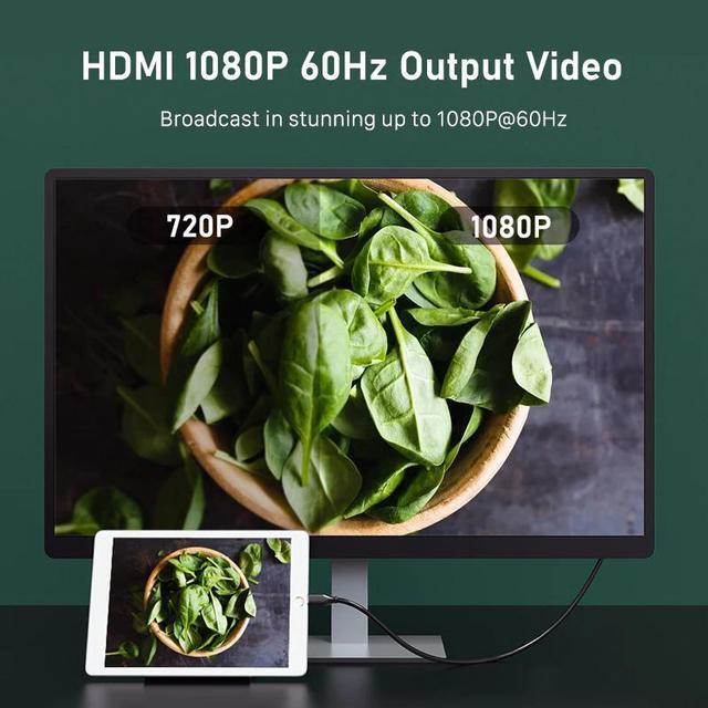 Alt view image 5 of 6 - CABLETIME Video Card 4K HDMI Video Capture Card USB 3.0 to USB HD HDMI Loop Port for Live Steaming Camera Recording